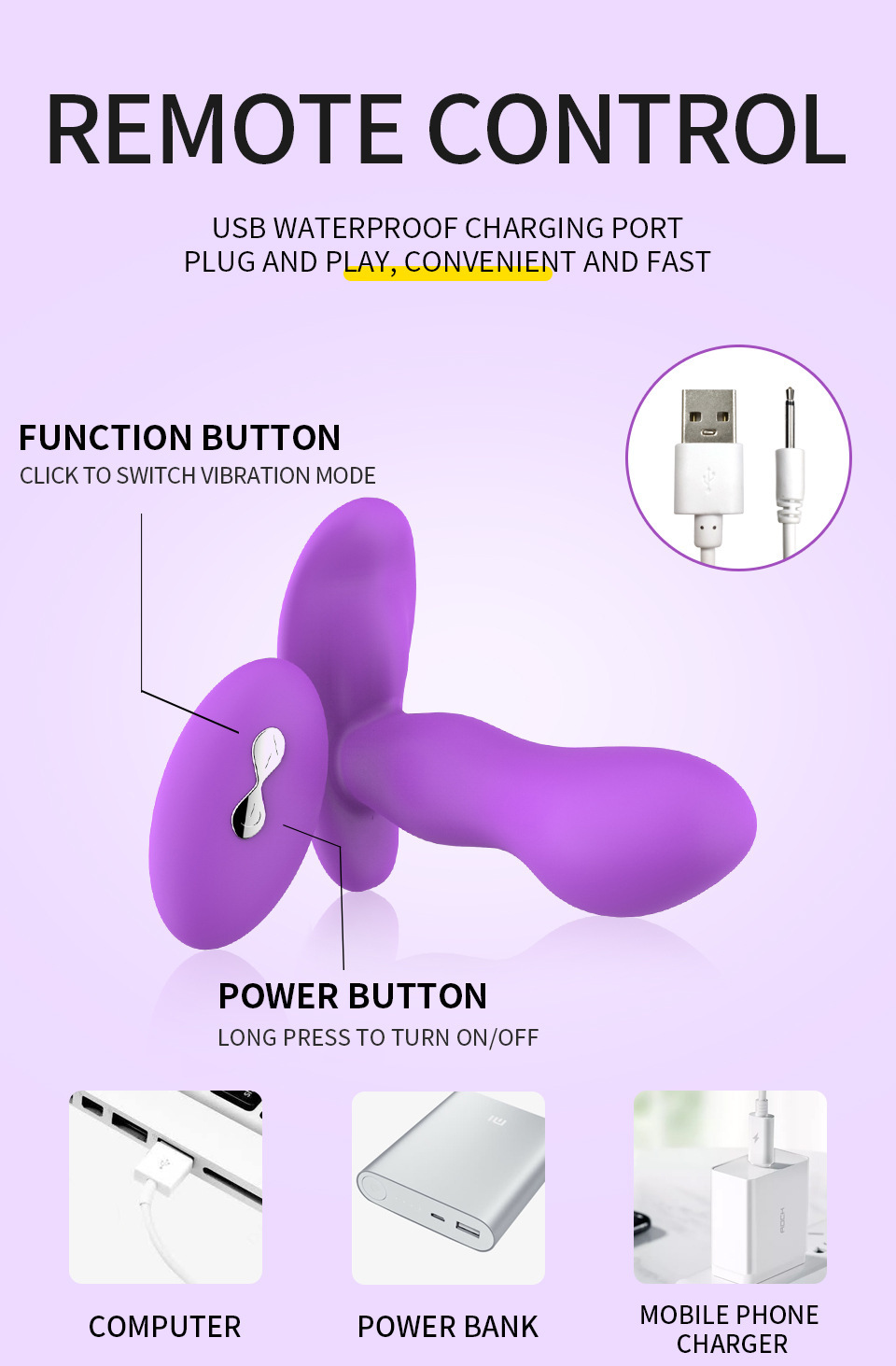 Wireless Remote Anal Sex Toy For Men Women Anal Plug Male Prostate Massage Vagina G Spot Dildo Vibrator Anus Butt Plug