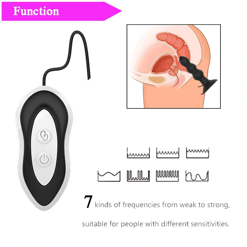 Anal Plug Wireless APP Remote Control Vibrating Silicon Anal Beads 10Speeds Vibrator Prostate Massage Adult Anal Sex Toy