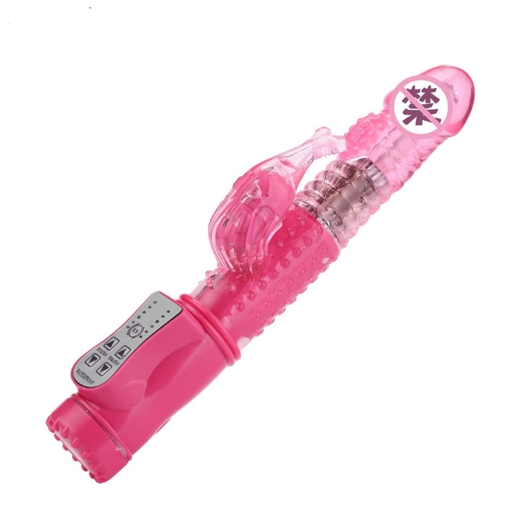 Rabbit Vibrator 10 Speeds Rotation Jelly G Spot Dildo Vibrator Body Massager Female Masturbator Adult Product Sex Toys for Women
