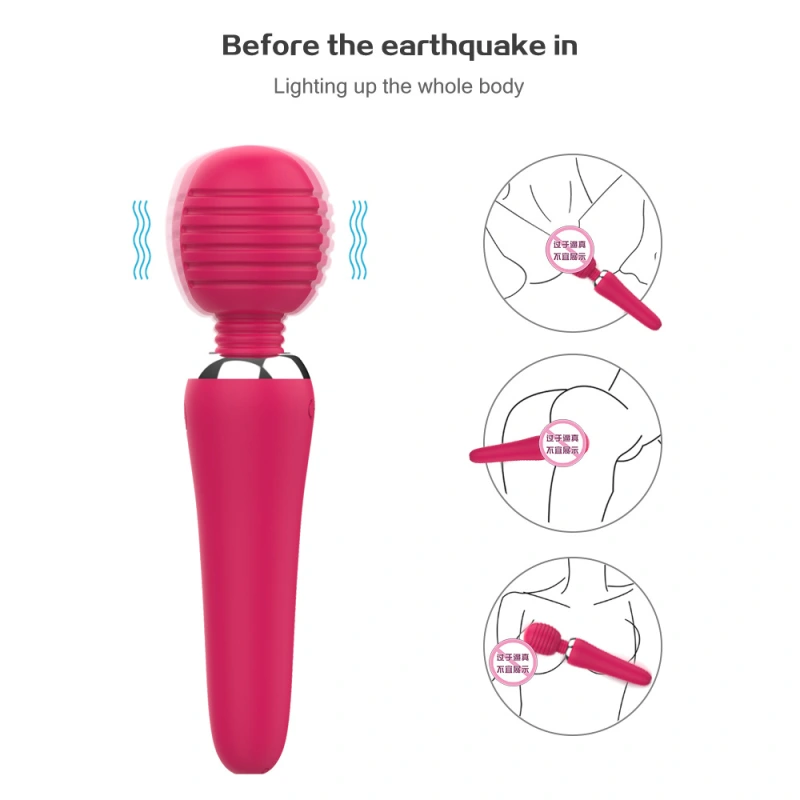 Wireless Dildo AV Vibrators Magic Wand for Women Clitoris Stimulator 72 Frequency Strong Motor Massager Goods Sex Toys for Adult