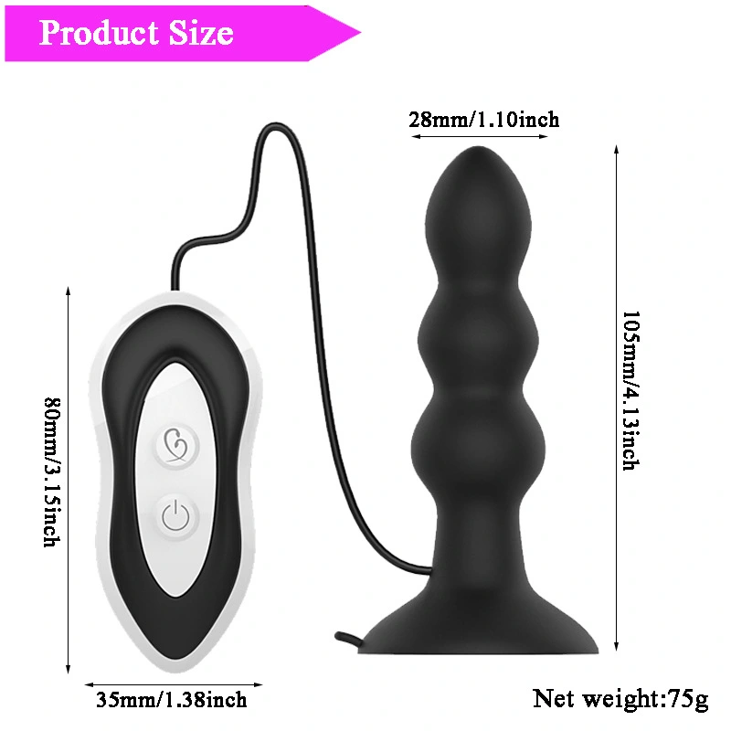 Anal Plug Wireless APP Remote Control Vibrating Silicon Anal Beads 10Speeds Vibrator Prostate Massage Adult Anal Sex Toy