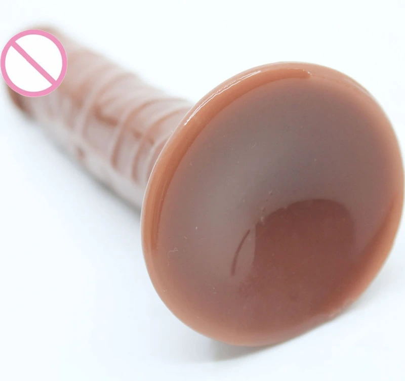 Tapered Penis Realistic Dildo for Beginners, 8 inch Soft Silicone Dildo with Strong Suction Cup for Hands-Free Play, Huge Thick Dildos for G spot Stimulation Anal Play, Sex Toys for Women and Couples