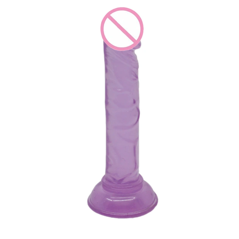 Tapered Penis Realistic Dildo for Beginners, 8 inch Soft Silicone Dildo with Strong Suction Cup for Hands-Free Play, Huge Thick Dildos for G spot Stimulation Anal Play, Sex Toys for Women and Couples