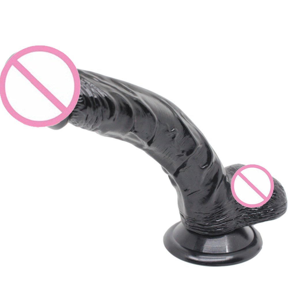 Realistic Dildos Feels Like Skin Adult Sex Toys for Women, Soft Silicone with Strong Suction Cup for Hands-Free Play, Vlatne Anal Dildo with Balls Lifelike Fake Penis G Spot Stimulator,