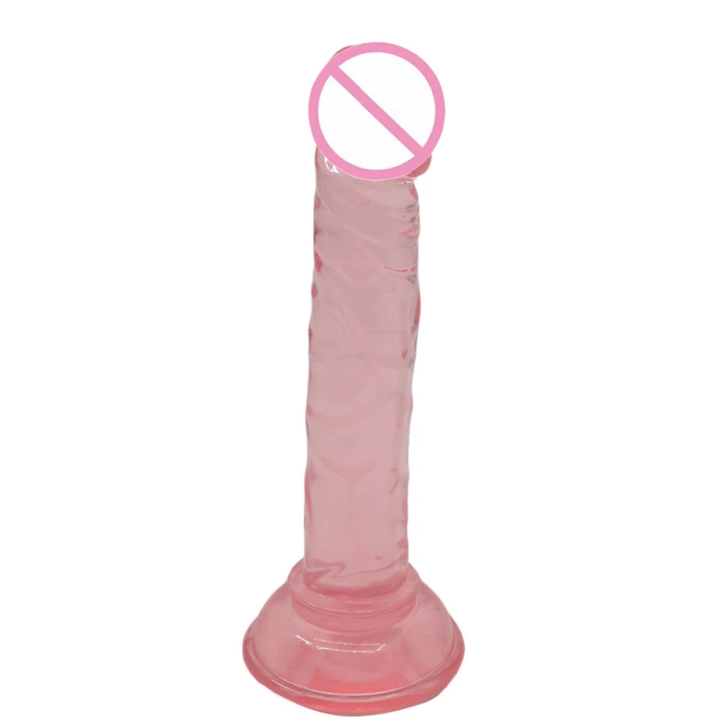 Tapered Penis Realistic Dildo for Beginners, 8 inch Soft Silicone Dildo with Strong Suction Cup for Hands-Free Play, Huge Thick Dildos for G spot Stimulation Anal Play, Sex Toys for Women and Couples