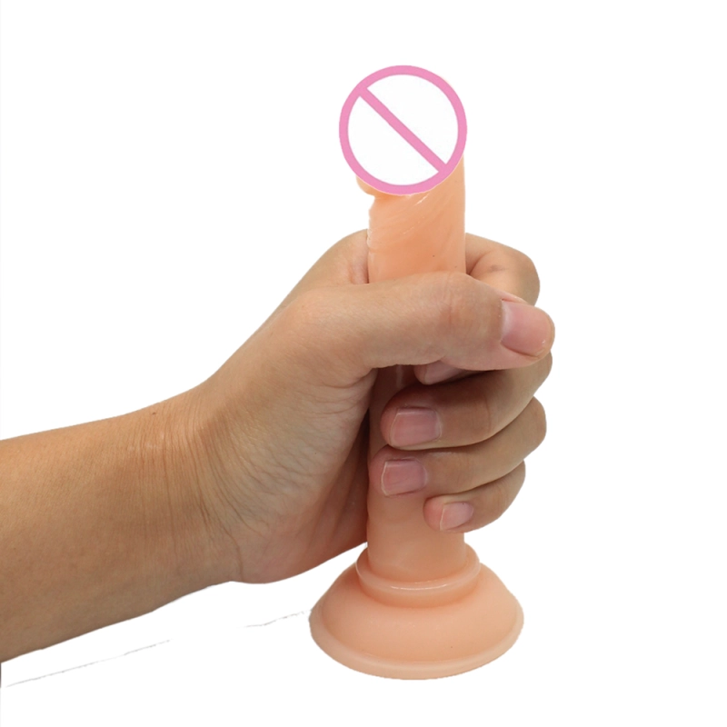 Tapered Penis Realistic Dildo for Beginners, 8 inch Soft Silicone Dildo with Strong Suction Cup for Hands-Free Play, Huge Thick Dildos for G spot Stimulation Anal Play, Sex Toys for Women and Couples