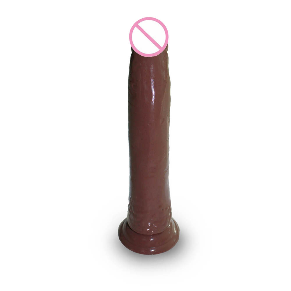 Transparent sexual crystal color sequins simulation penis dildo sex toys for women