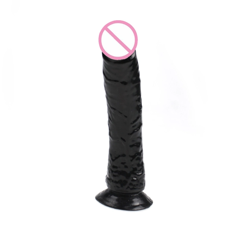 Transparent sexual crystal color sequins simulation penis dildo sex toys for women