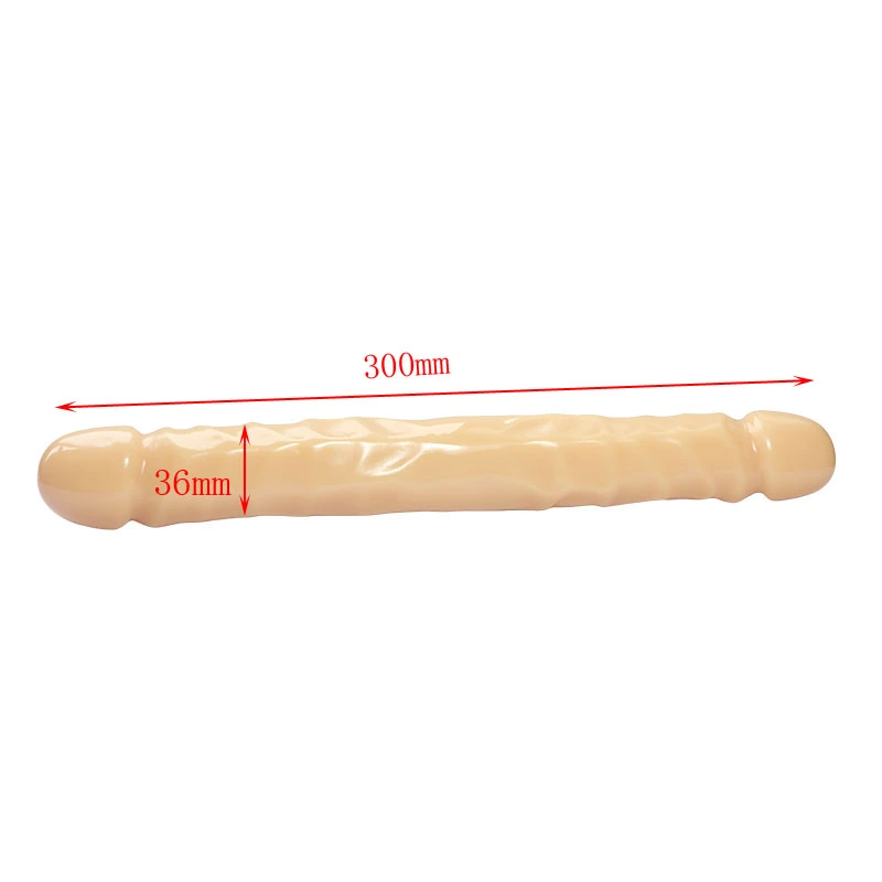Liquid silicone waterproof double head U shape dildo male and female masturbator sex toys