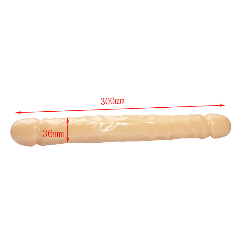 Liquid silicone waterproof double head U shape dildo male and female masturbator sex toys