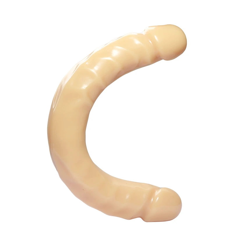 Liquid silicone waterproof double head U shape dildo male and female masturbator sex toys
