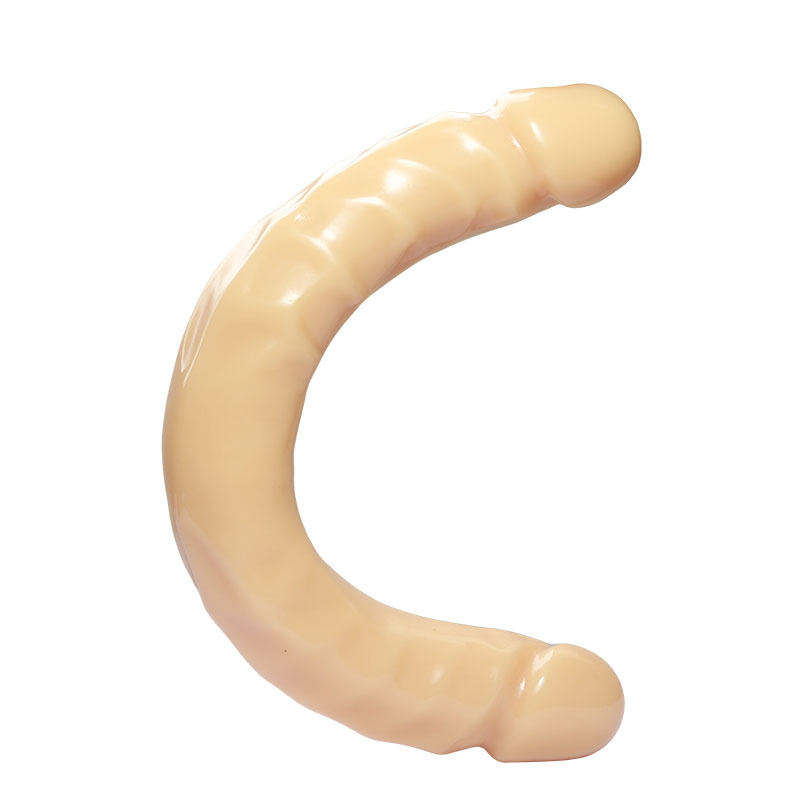 Liquid silicone waterproof double head U shape dildo male and female masturbator sex toys