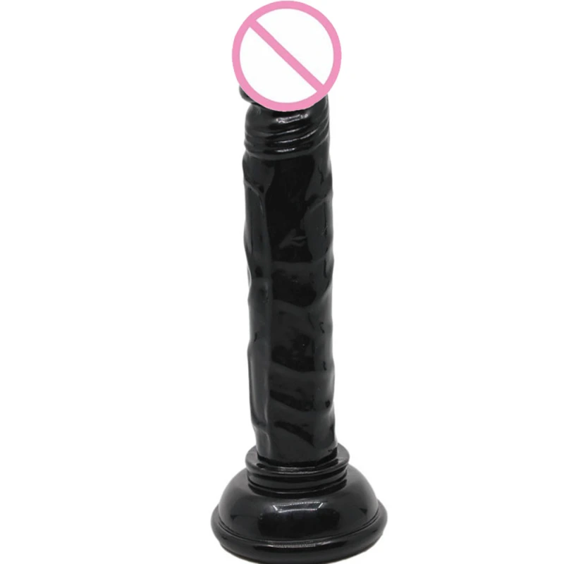 Tapered Penis Realistic Dildo for Beginners, 8 inch Soft Silicone Dildo with Strong Suction Cup for Hands-Free Play, Huge Thick Dildos for G spot Stimulation Anal Play, Sex Toys for Women and Couples