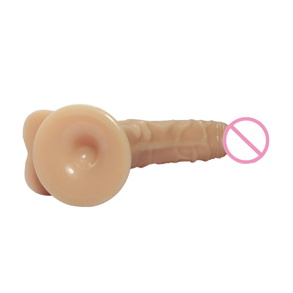 Realistic Dildos Feels Like Skin Adult Sex Toys for Women, Soft Silicone with Strong Suction Cup for Hands-Free Play, Vlatne Anal Dildo with Balls Lifelike Fake Penis G Spot Stimulator,