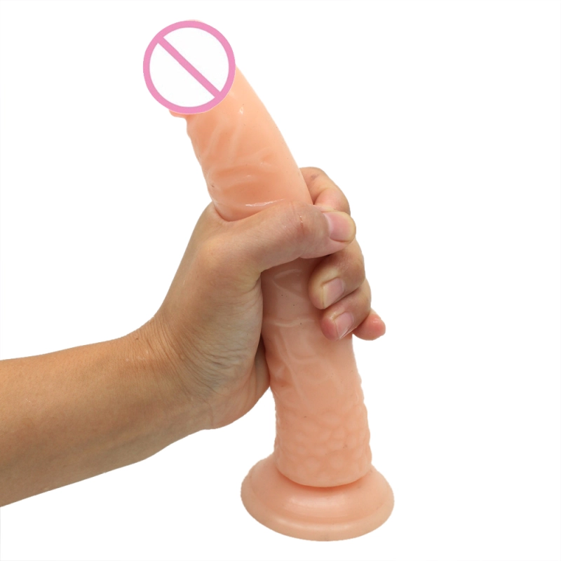 Transparent sexual crystal color sequins simulation penis dildo sex toys for women