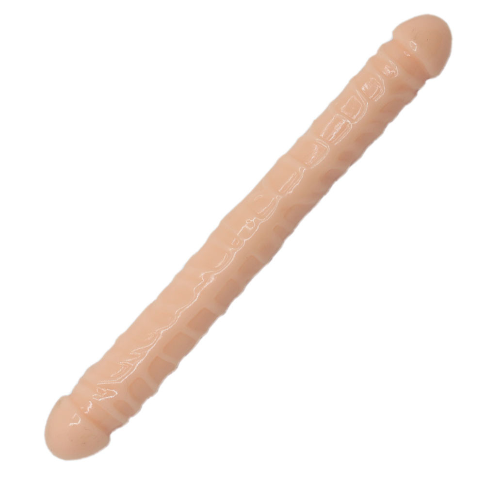 Realistic black double Dildo -13.3 inches in length and 1.4 inches in diameter - Large anal Dildo, suitable for women, men, and lesbians - Soft and flexible adult sex toy