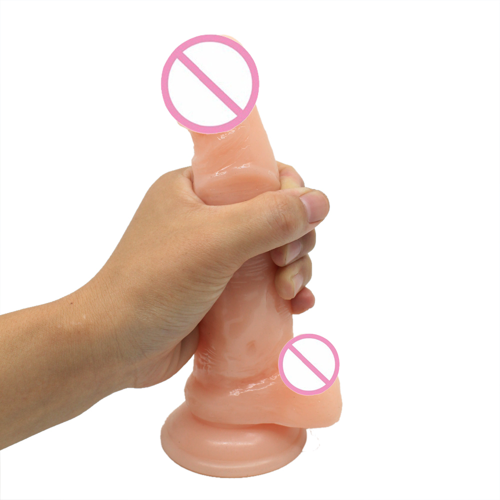 Thick Dildo Adult Sex Toy - 7 Inch Silicone Realistic Dildos with Body-Safe Material & Powerful Suction Cup Dildo for Hand Free Play - SeYouYou Women Sex Toys for Beginner & Couples Anal Dildo for Men