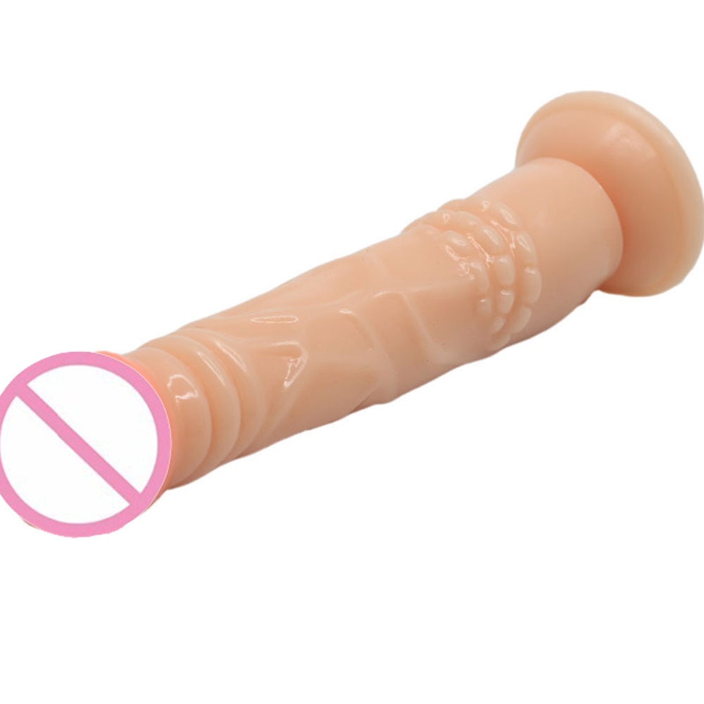 Pink Jelly Lifelike Realistic Dildo Silicone Adult Sex Toys for Women, 9 Inch Body-Safe Material Huge Dildo with Strong Suction Cup, Curved Shaft and Balls for G-spot, Vaginal and Anal Play