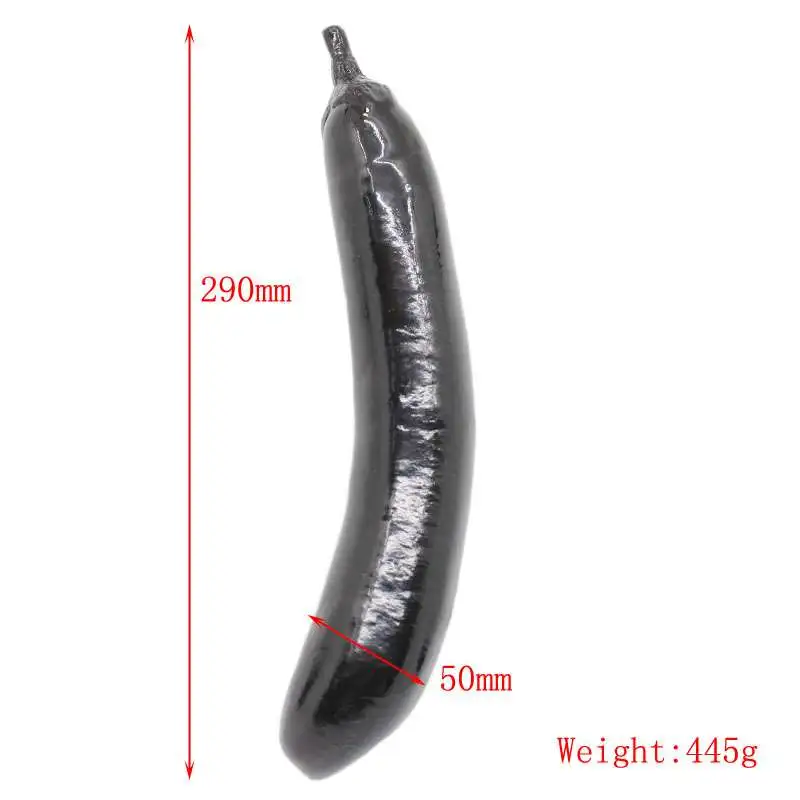 Sexual toy Dildo 290mm vegetable eggplant dildo female masturbator dildo adult sexual toy for women and couples