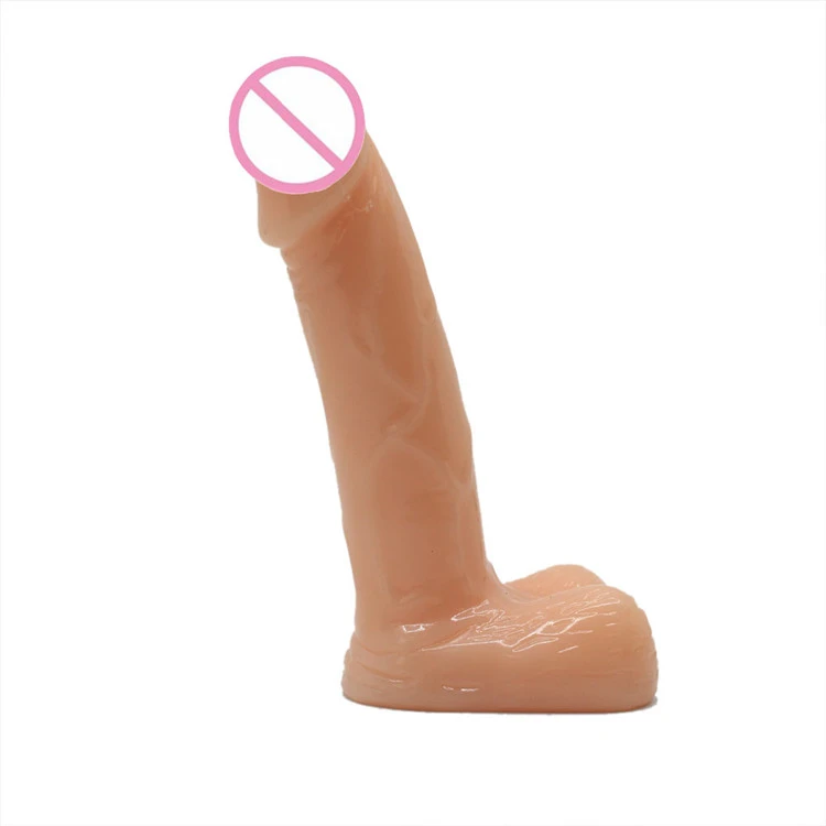 25mm Sex Toy for Women 7 Inch Realistic Silicone Dildo,Body-Safe Material Strong Suction Cup Ultra Soft Lifelike Thick Anal Dildo for Men G spot Stimulator with Curved Shaft and Balls Throat Trainer