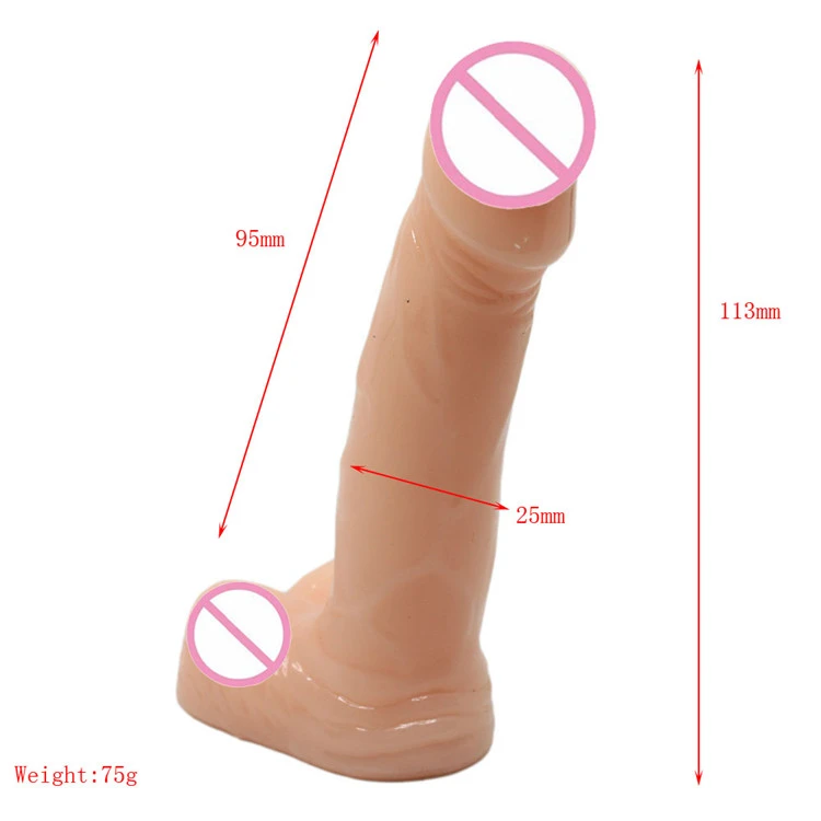 25mm Sex Toy for Women 7 Inch Realistic Silicone Dildo,Body-Safe Material Strong Suction Cup Ultra Soft Lifelike Thick Anal Dildo for Men G spot Stimulator with Curved Shaft and Balls Throat Trainer