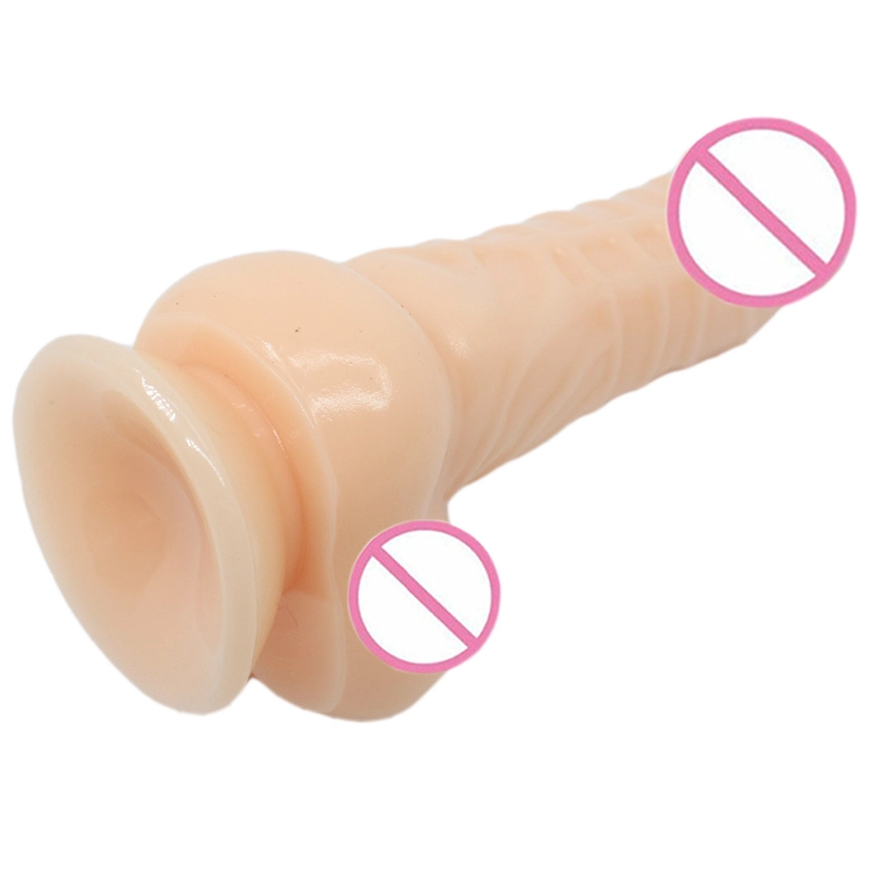 Realistic Dildos feel like skin adult sex toys, soft silicone and powerful suction cups, Vlatne Anal Dildo with ball, realistic dildo G-spot stimulator, 8.5 ''