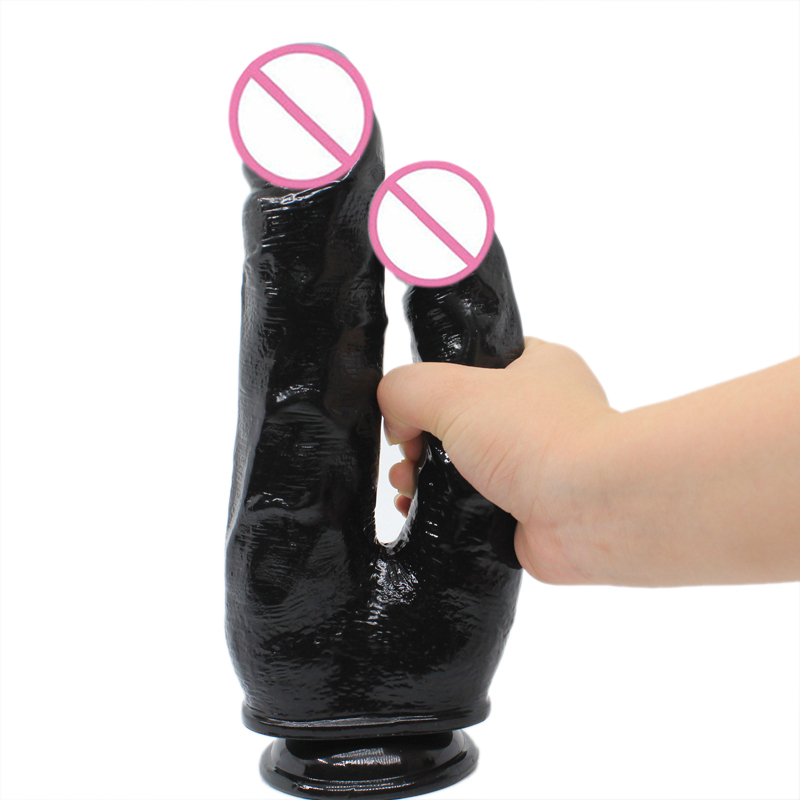 7.9 "Dual end Dildo Anal Dildo, realistic silicone Dildo with powerful suction cups for hands-free play, suitable for G-spot flexible Dildo adult sex toys