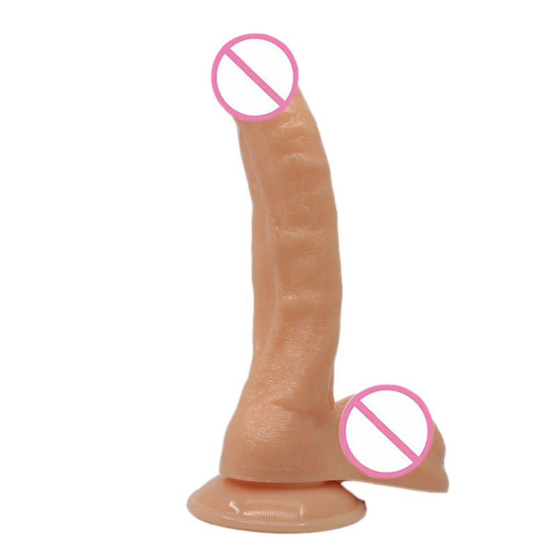 Dildos suction cup Dildo 8.5 "G-point curved Dildo, Boefous strap up Dildo adult toy, console, anal Dildo sex toy, hands-free beginner thick long Dildo for women