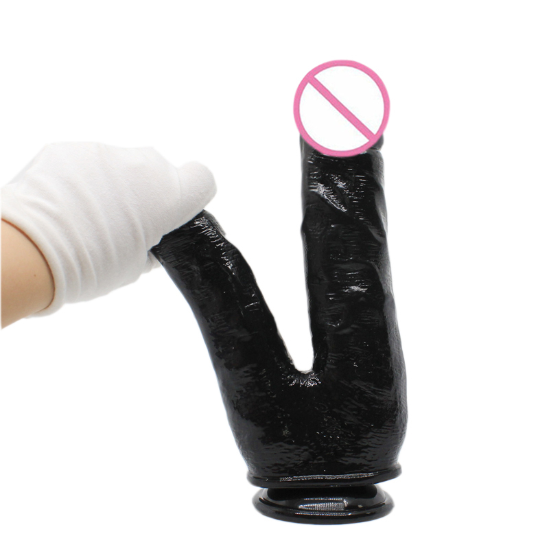 7.9 "Dual end Dildo Anal Dildo, realistic silicone Dildo with powerful suction cups for hands-free play, suitable for G-spot flexible Dildo adult sex toys