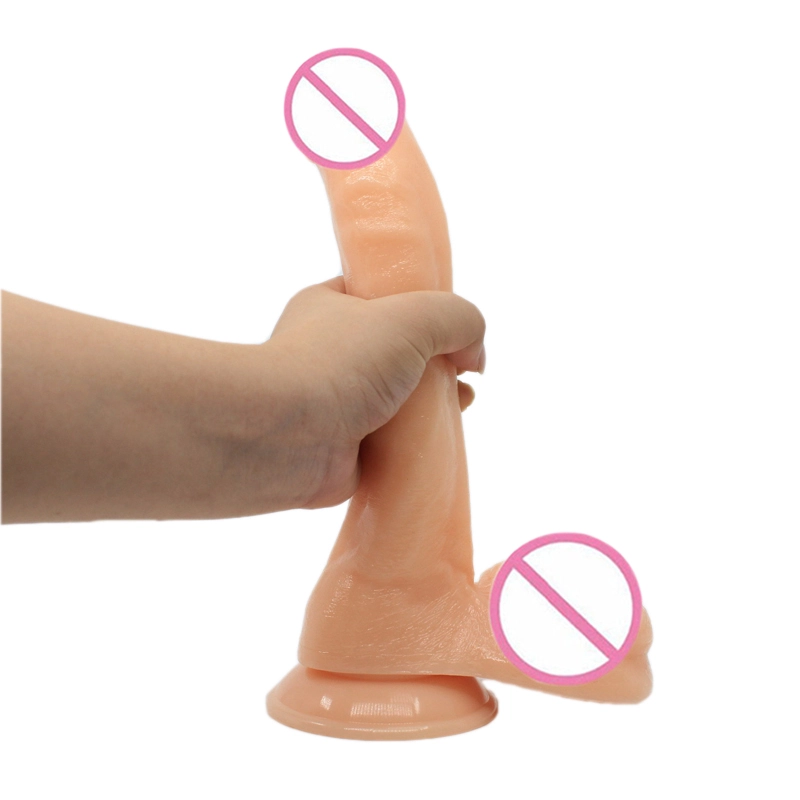 Dildos suction cup Dildo 8.5 "G-point curved Dildo, Boefous strap up Dildo adult toy, console, anal Dildo sex toy, hands-free beginner thick long Dildo for women