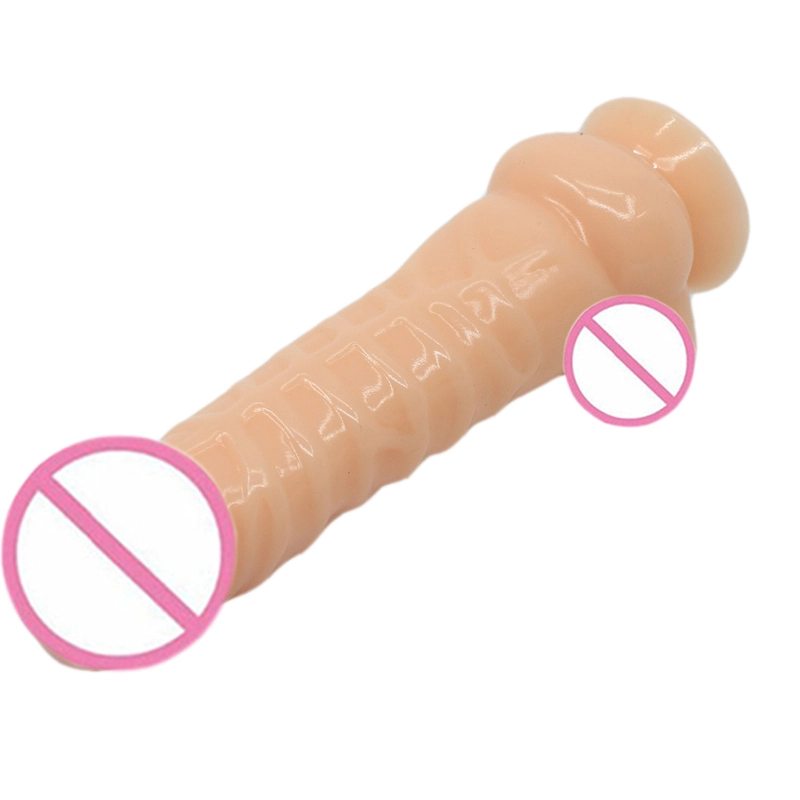 Realistic Dildos feel like skin adult sex toys, soft silicone and powerful suction cups, Vlatne Anal Dildo with ball, realistic dildo G-spot stimulator, 8.5 ''