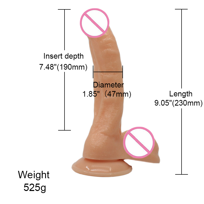 Dildos suction cup Dildo 8.5 "G-point curved Dildo, Boefous strap up Dildo adult toy, console, anal Dildo sex toy, hands-free beginner thick long Dildo for women