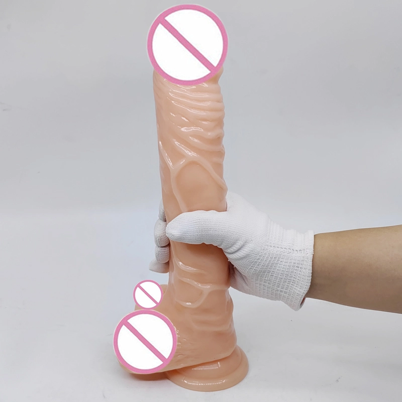 Ultra Realistic Dual Density Silicone Dildo for Beginner, Balls-Free G Spot Dildo Suction Cup Dildo with Textured Head & Bendable Shaft for Female Masturbation Adult Sex Toy