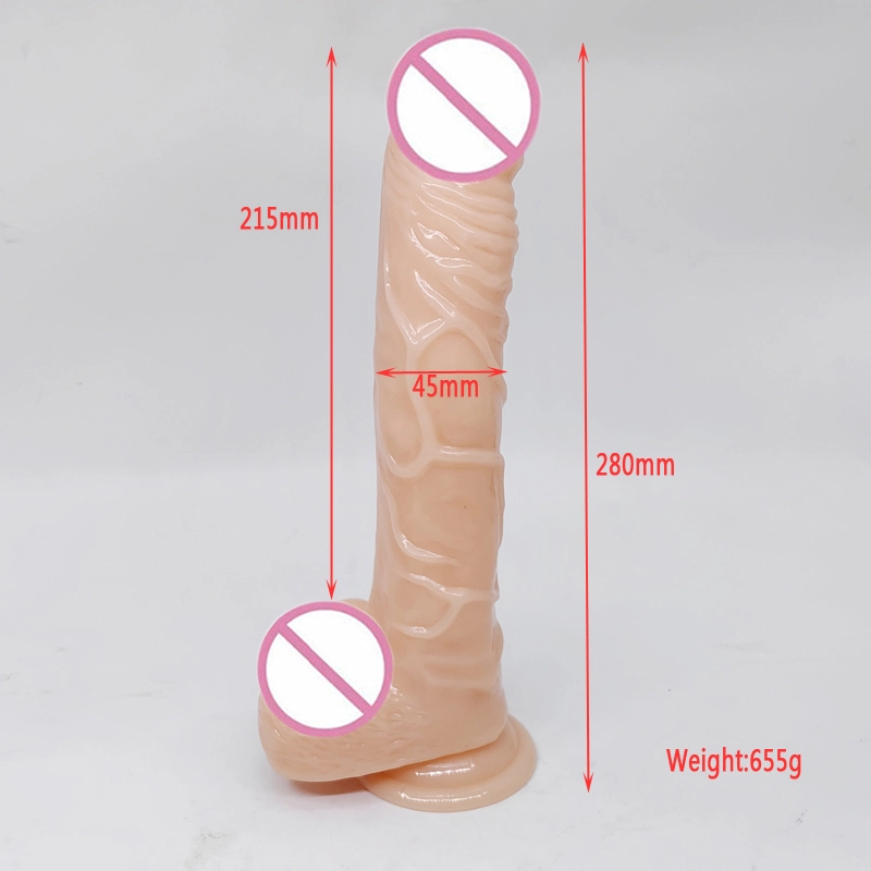 Ultra Realistic Dual Density Silicone Dildo for Beginner, Balls-Free G Spot Dildo Suction Cup Dildo with Textured Head & Bendable Shaft for Female Masturbation Adult Sex Toy