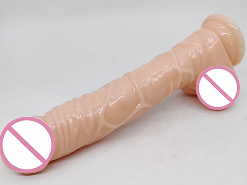 Ultra Realistic Dual Density Silicone Dildo for Beginner, Balls-Free G Spot Dildo Suction Cup Dildo with Textured Head & Bendable Shaft for Female Masturbation Adult Sex Toy