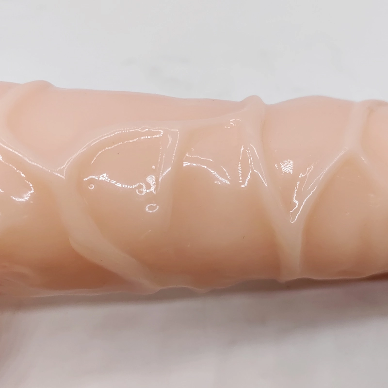Ultra Realistic Dual Density Silicone Dildo for Beginner, Balls-Free G Spot Dildo Suction Cup Dildo with Textured Head & Bendable Shaft for Female Masturbation Adult Sex Toy
