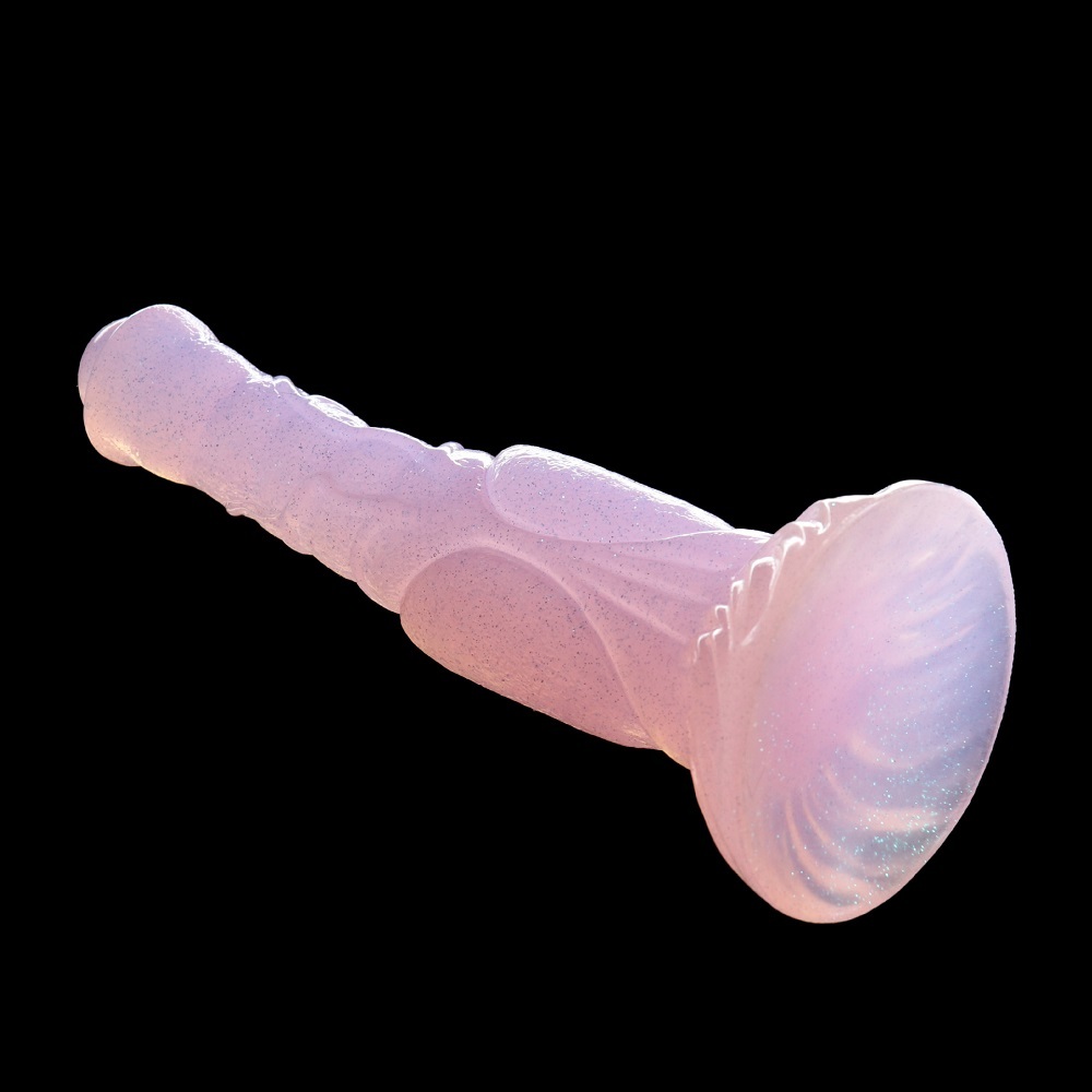 Super soft Luminous Animal Penis Dog Dildo Adult Sex Toys For Woman Monster Dick Suction Cup Anal Toy Male Female Masturbation
