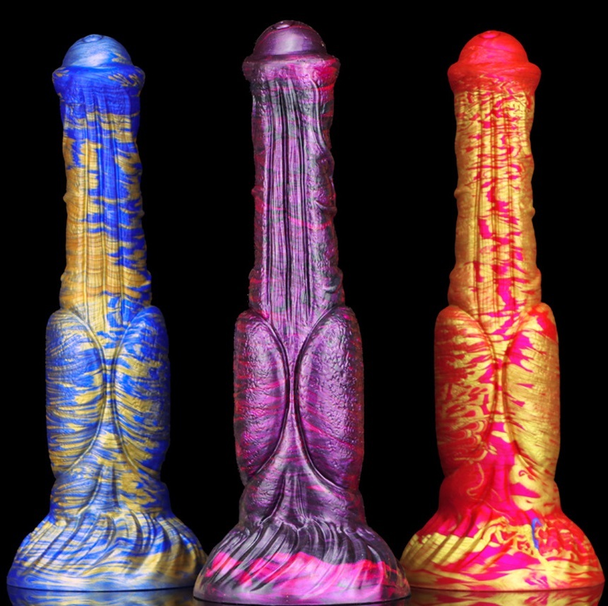 11.2inch Realistic Horse Dildo Animal Dildo with Suction, Pink Silicone Monster Dildo Big Anal Plug Toys for Women and Men Couples