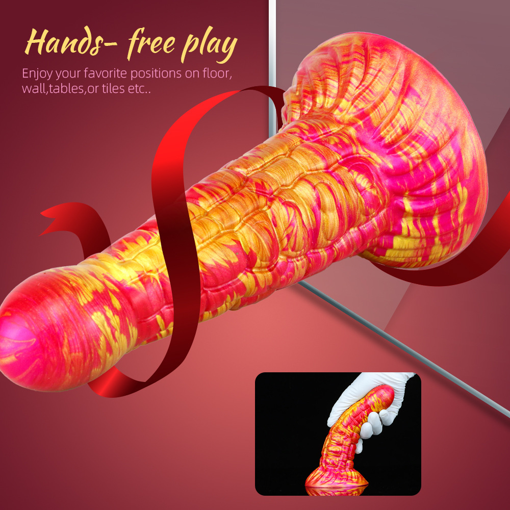 Realistic Horse Dildo Animal Dildo with Suction, Pink Silicone Monster Dildo Big Anal Plug Toys for Women and Men Couples