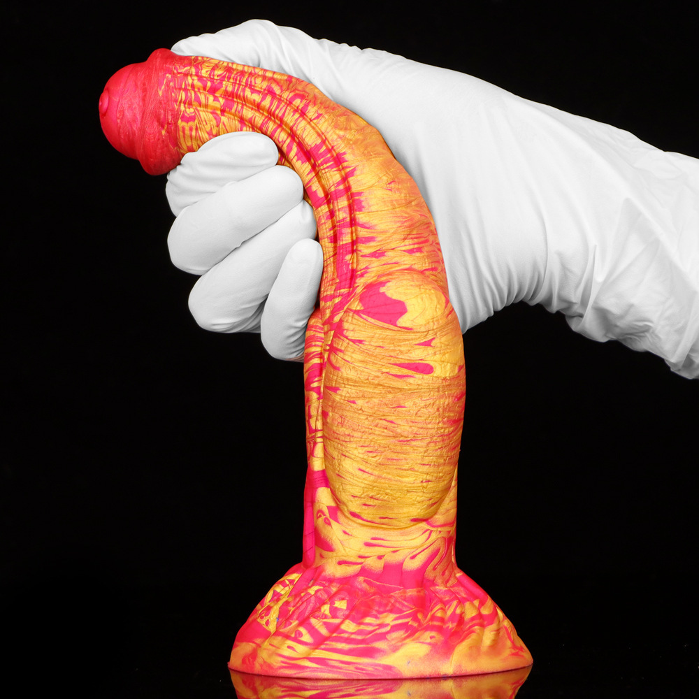 11.2inch Realistic Horse Dildo Animal Dildo with Suction, Pink Silicone Monster Dildo Big Anal Plug Toys for Women and Men Couples