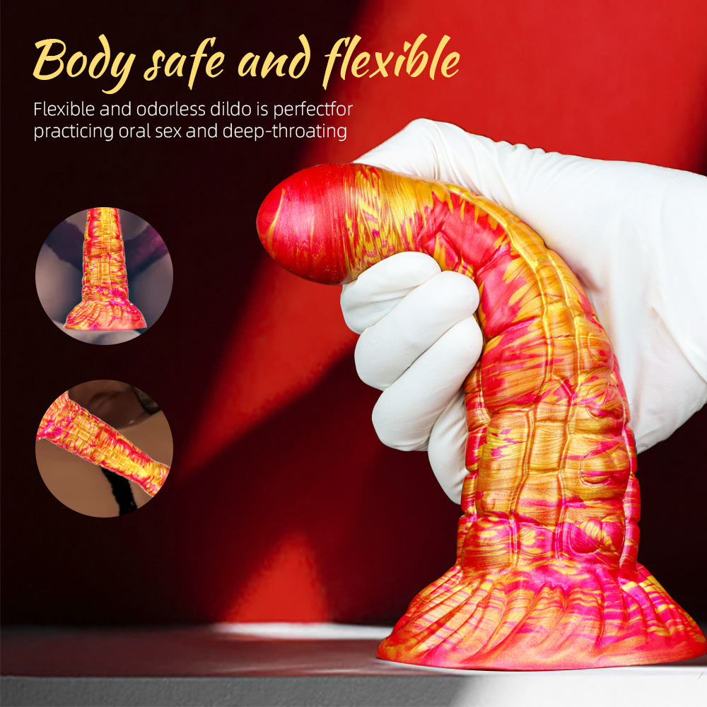 Realistic Horse Dildo Animal Dildo with Suction, Pink Silicone Monster Dildo Big Anal Plug Toys for Women and Men Couples