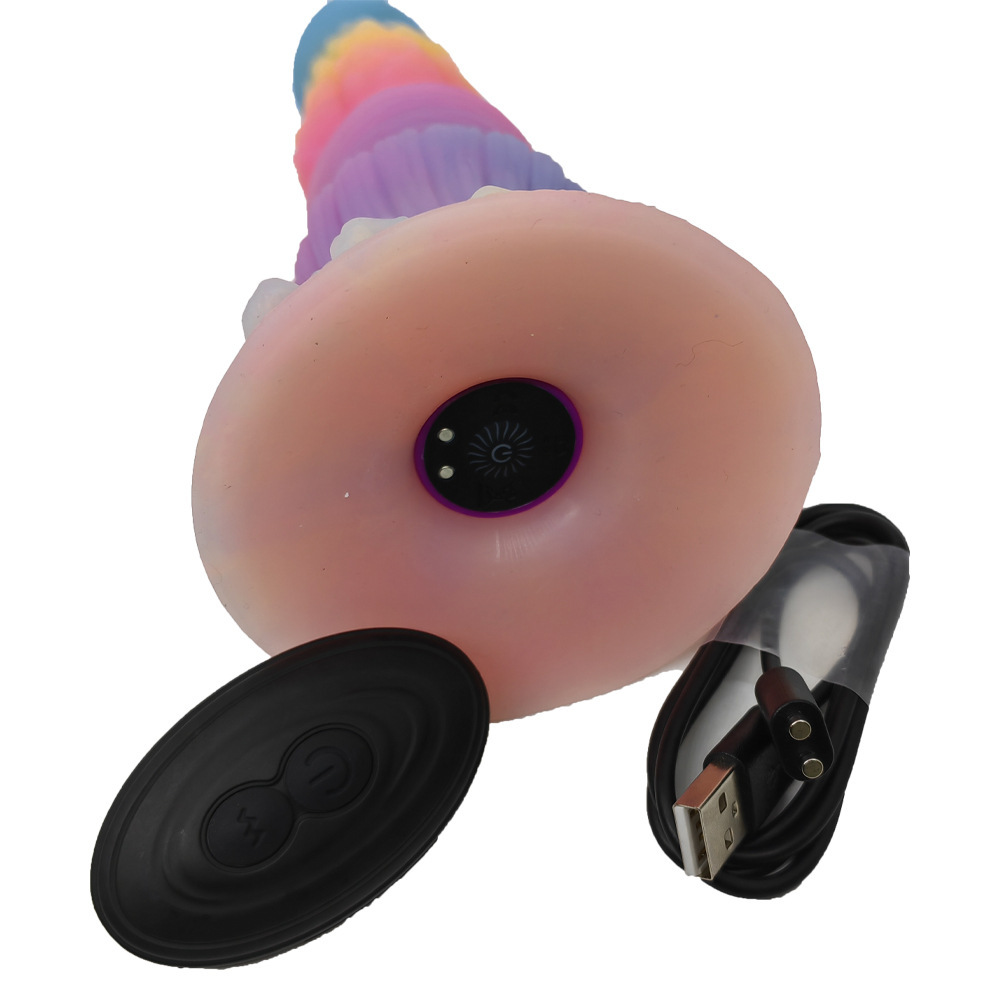 Luminous Dildo Anal Sex Toys for Women Men Colourful Glowing Dildos Huge Dragon Monster Dildo Butt Plug Adult Toys