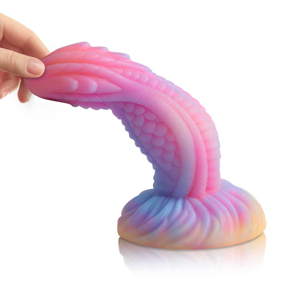 Fantasy Thick Realistic Monster Dildo - 8.3" Huge Dildo Alien Anal Dildo with Strong Suction Cup,Silicone Giant Bad Dragon Dildo,Adult Toys for G Spot & P Spot Stimulation,Sex Toys for Women
