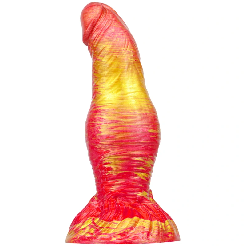 Black Monster Dildo, 10.8'' Huge Realistic Dragon Dildos with Strong Suction Cups Flexible Liquid Silicone Knotted Adult Sex Toy