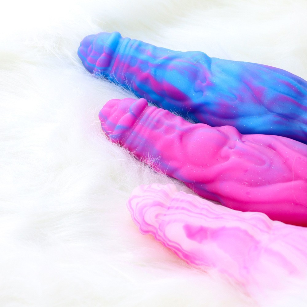 9.64" Monster Huge Thick Anal Dildo, Luminous Fantasy Long Silicone Realistic Horse, Giant Soft Suction for Women, Flexible Big Strap-On for Anal G-Spot Play