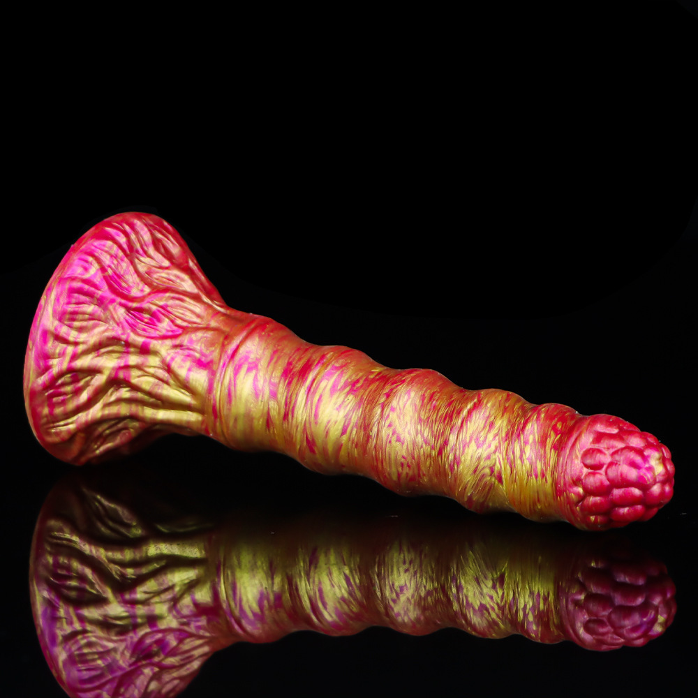 Huge Thick Big Monster Dildo, Silicone Fantasy Dragon Dildo with Suction Cup for Anal Prostate Massage, Large Knot Dildo Sex Toys for Women Men Pop, 8.7" Realistic Bad Boy