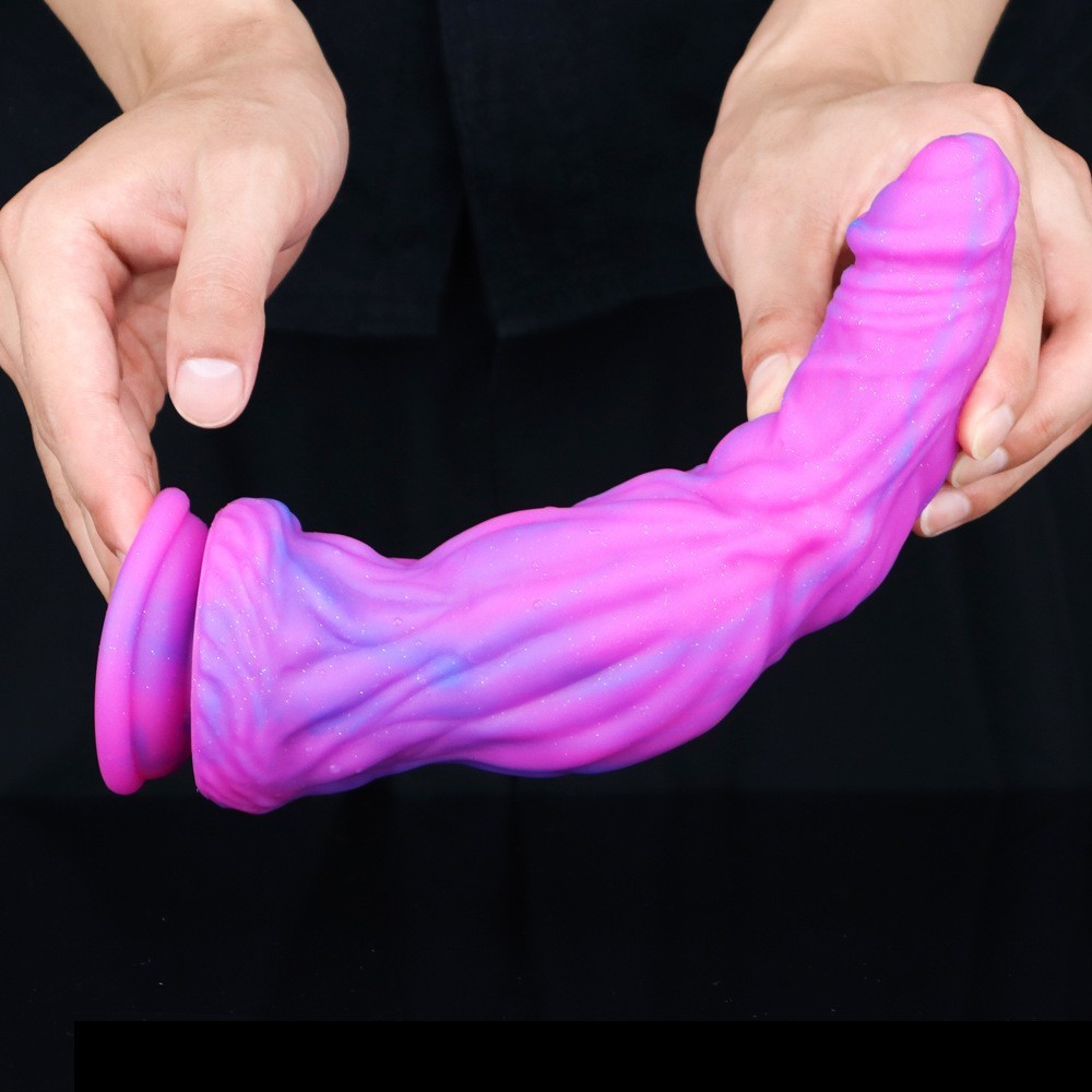 9.64" Monster Huge Thick Anal Dildo, Luminous Fantasy Long Silicone Realistic Horse, Giant Soft Suction for Women, Flexible Big Strap-On for Anal G-Spot Play