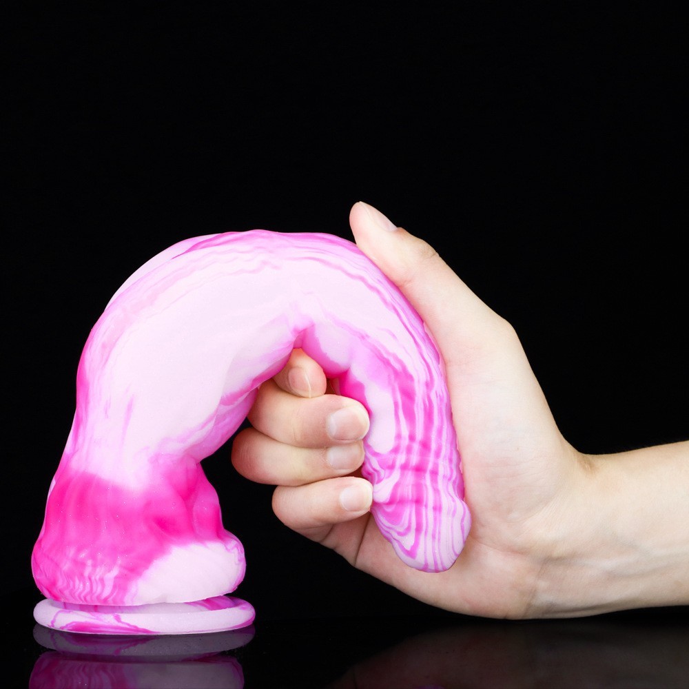 9.64" Monster Huge Thick Anal Dildo, Luminous Fantasy Long Silicone Realistic Horse, Giant Soft Suction for Women, Flexible Big Strap-On for Anal G-Spot Play