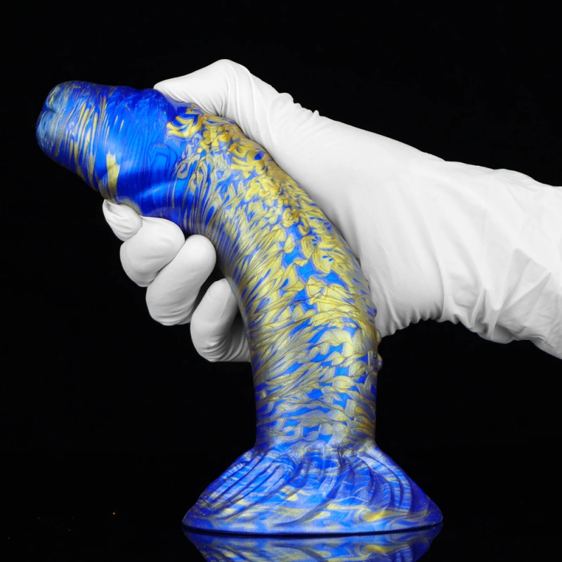 8.7in Monster Dildo with Knot, Silicone Alien Dildo Fantasy Toy Horse Dildo, Dragon Dildo with Suction Cup, Huge Anal Sex Toy Dog Dildo Hands-Free Play