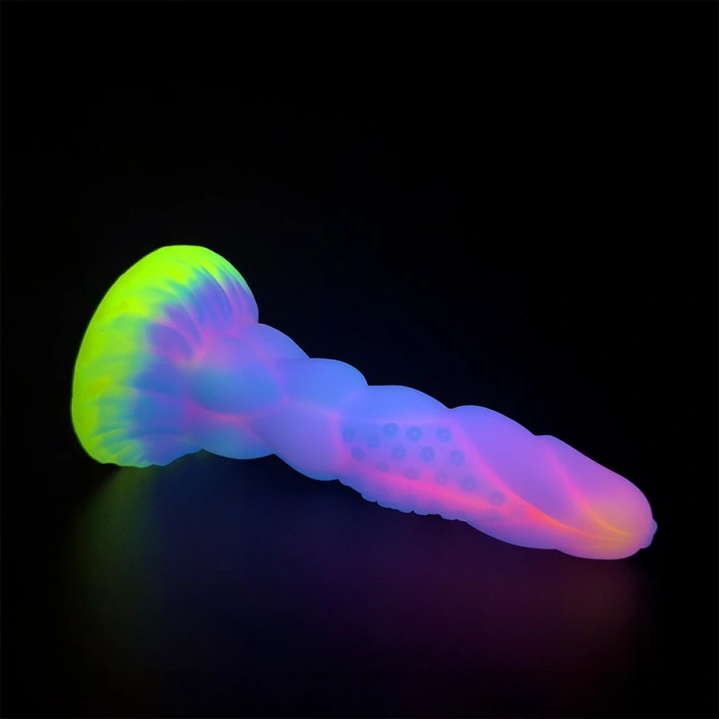Huge Thick Big Monster Dildo Anal Sex Toys for Women Men Colourful Glowing Dildos Huge Dragon Monster Dildo Butt Plug Adult Toys